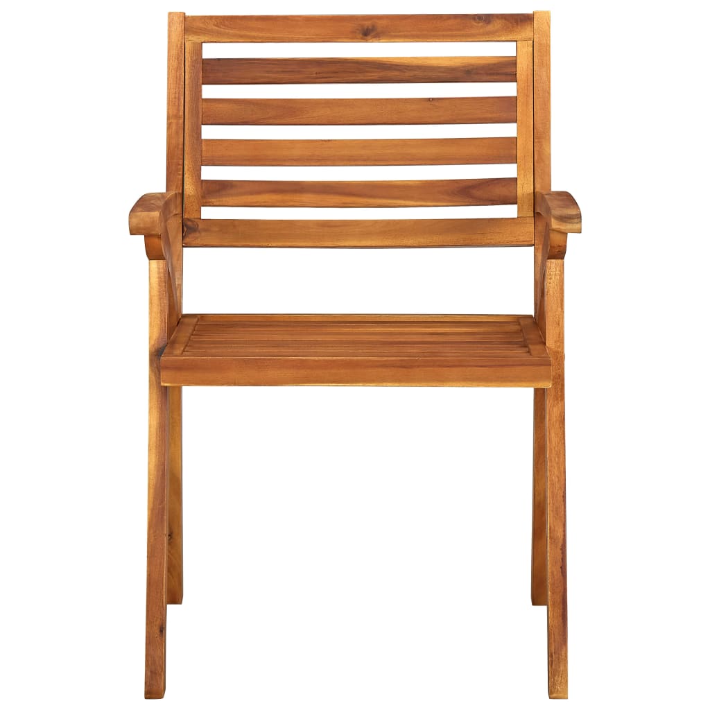 7-Teiliges Garten-Ess-Set 150 X 90 Cm Massivholz Akazie
