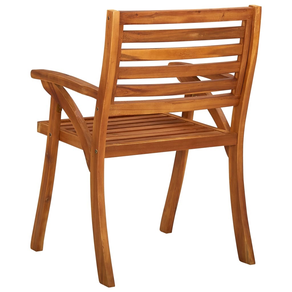 7-Teiliges Garten-Ess-Set 150 X 90 Cm Massivholz Akazie