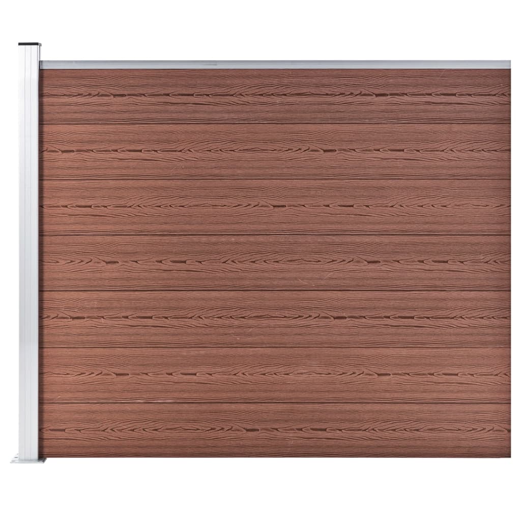 Zaunelement Wpc Und Aluminium