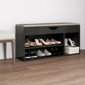 Schuhbank Mit Kissen 104X30X49 Cm Holzwerkstoff