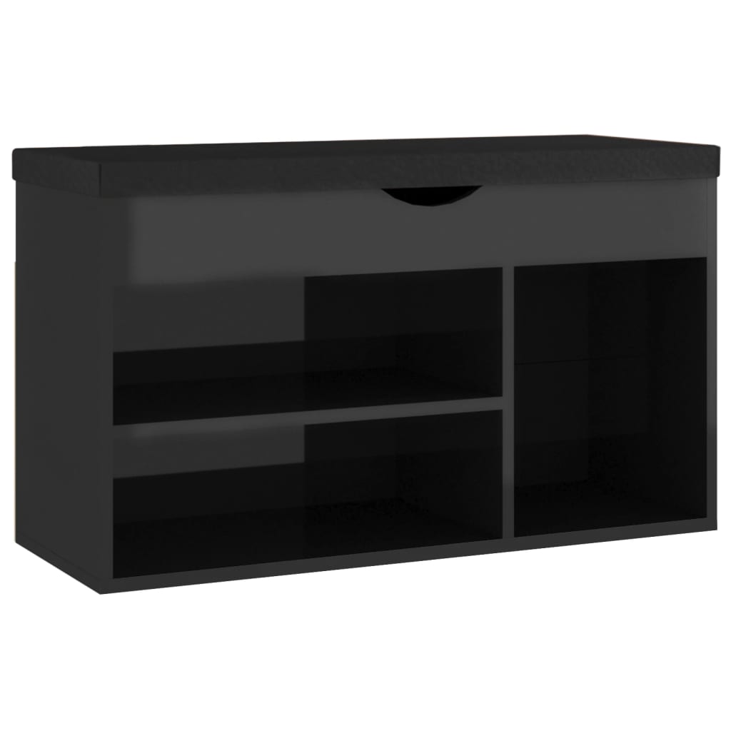Schuhbank Mit Kissen 80X30X47Cm Holzwerkstoff