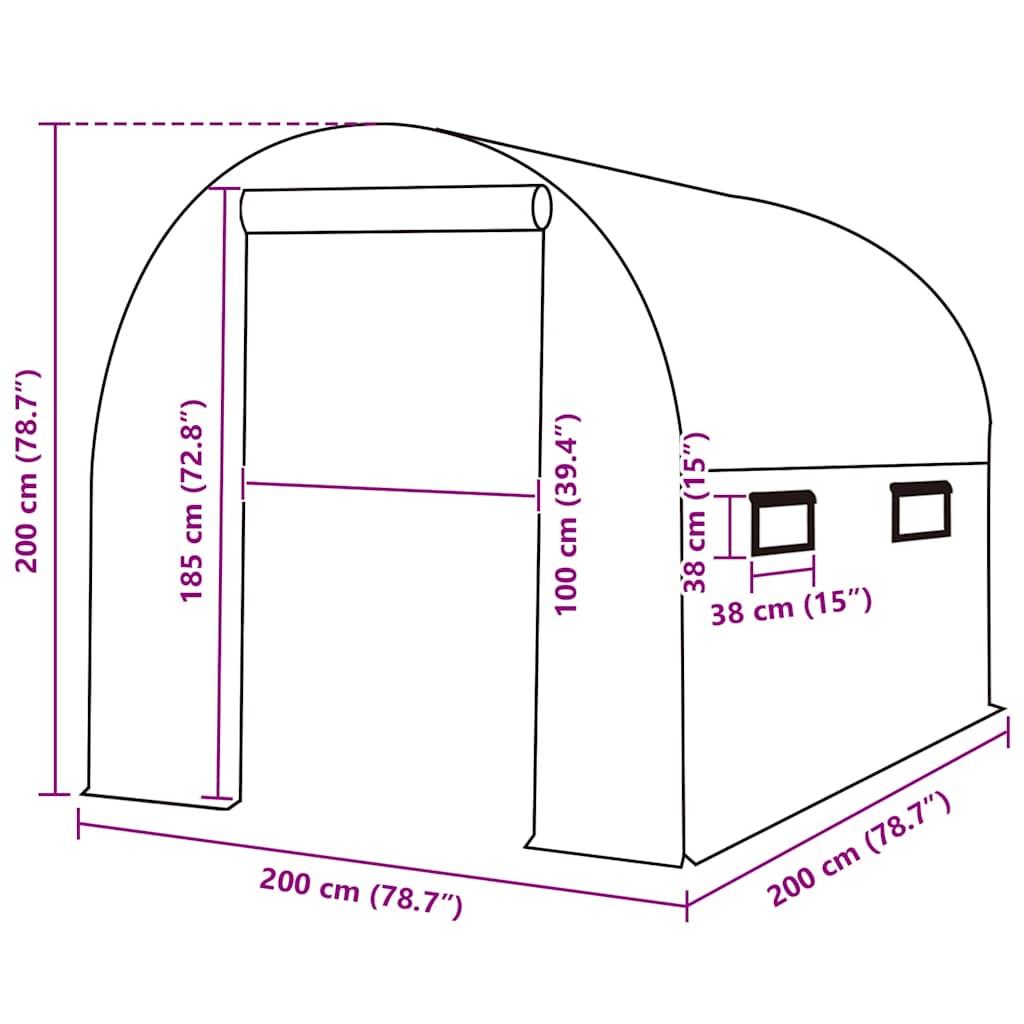 Ersatzabdeckung Für Gewächshaus (4 M²)
