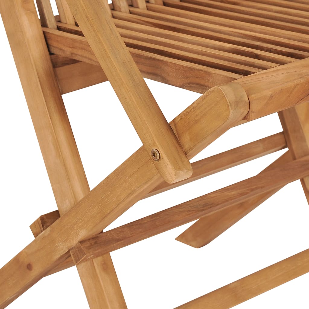 Gartenstühle Mit En Kissen 8 Stk. Massivholz Teak