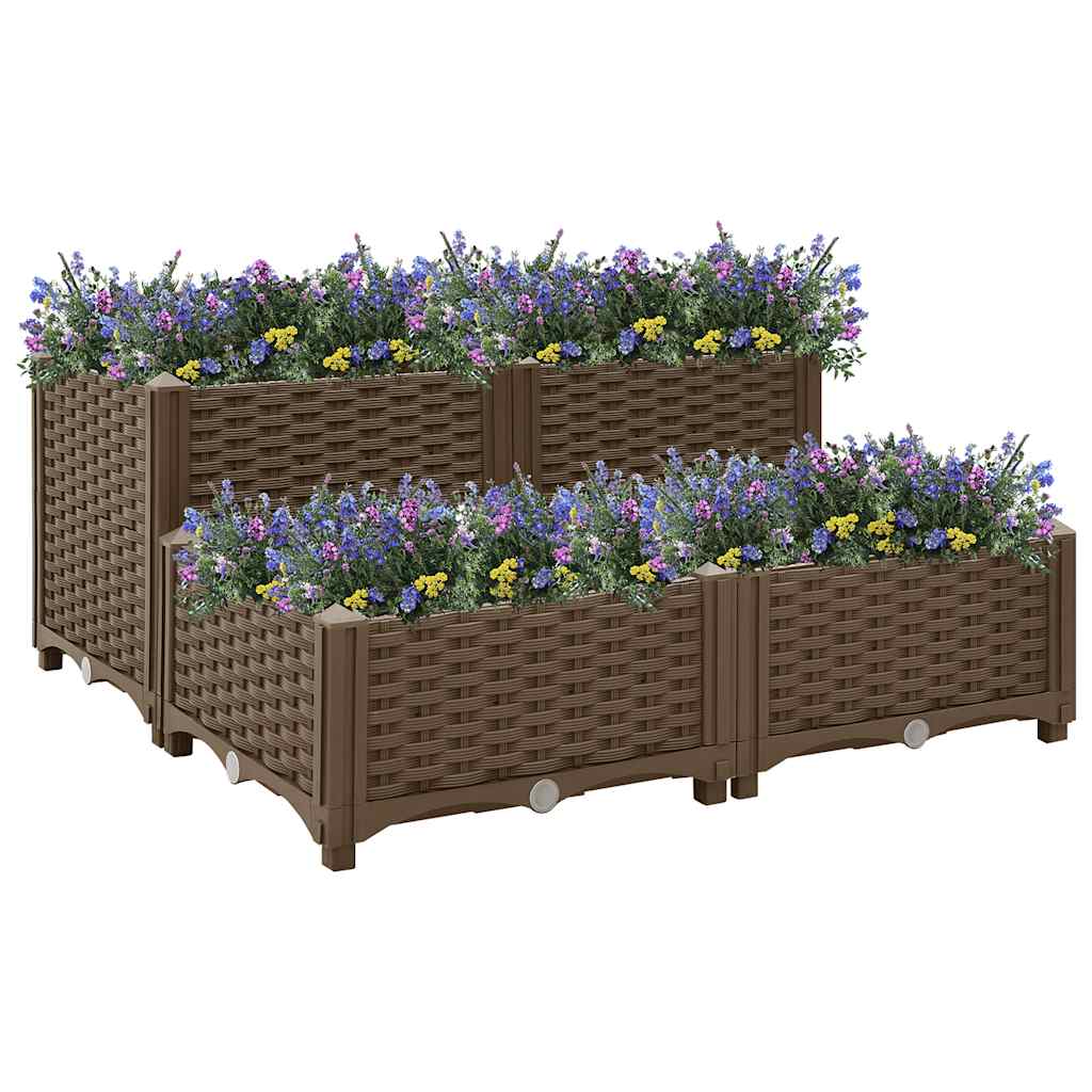 Gartenpflanzer 160 X 40 X 48 Cm Pp