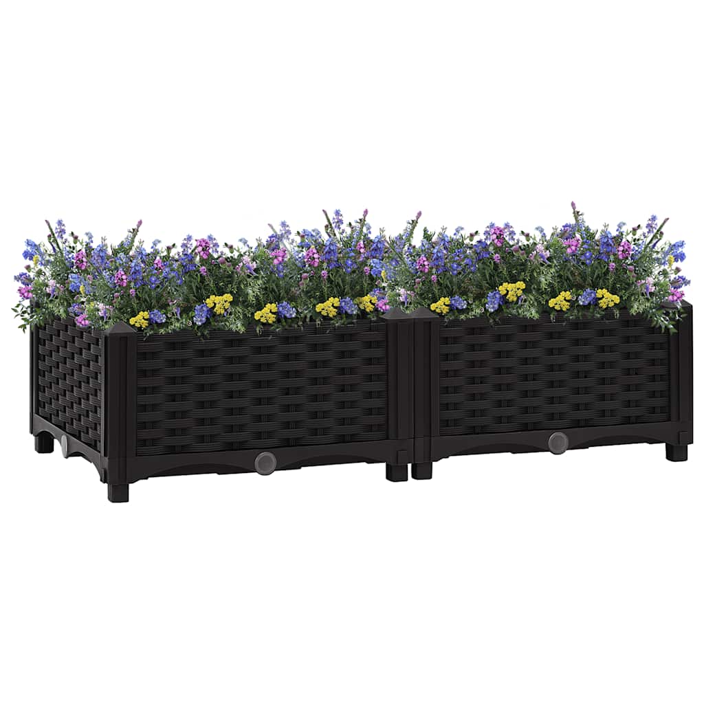 Gartenpflanzer 160 X 40 X 48 Cm Pp
