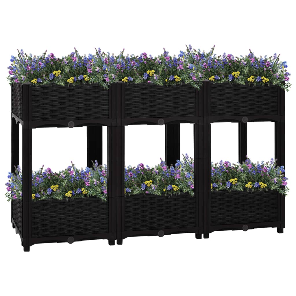 Gartenpflanzer 160 X 40 X 48 Cm Pp