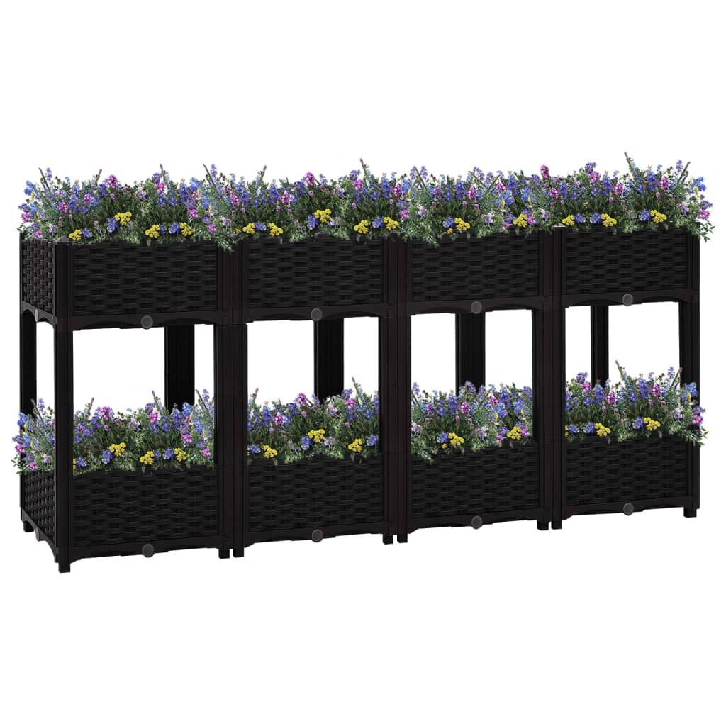 Gartenpflanzer 160 X 40 X 48 Cm Pp