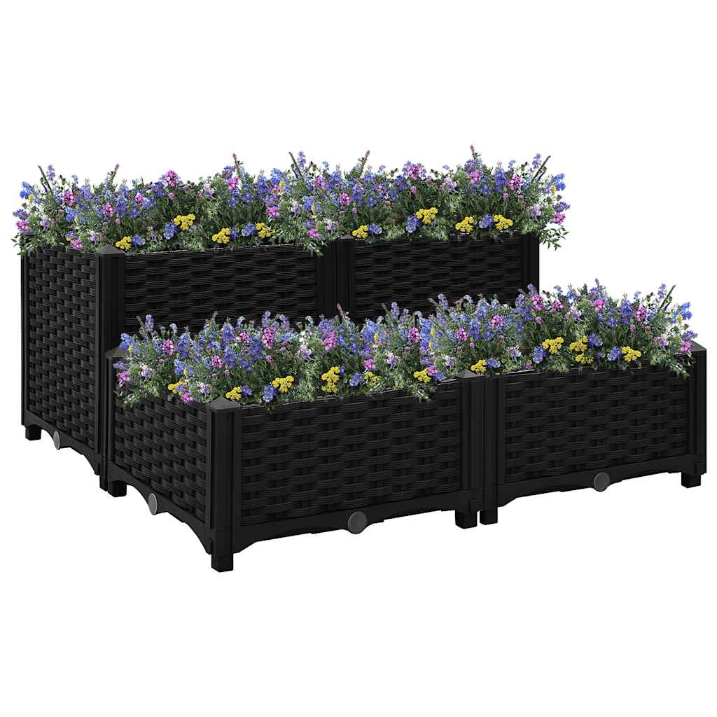 Gartenpflanzer 160 X 40 X 48 Cm Pp