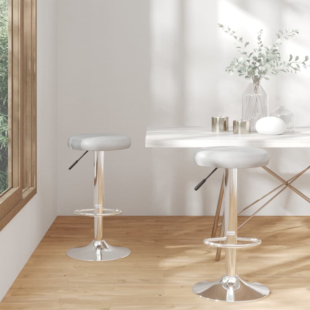 Barhocker 2 Pcs 31 X 31 X 87 Cm Kunstleder Drehbar