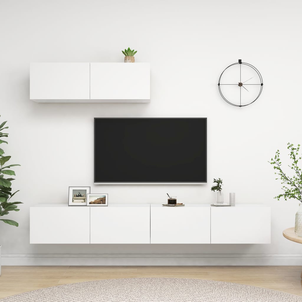 Tv-Schrankset 2 Pcs Holzwerkstoff
