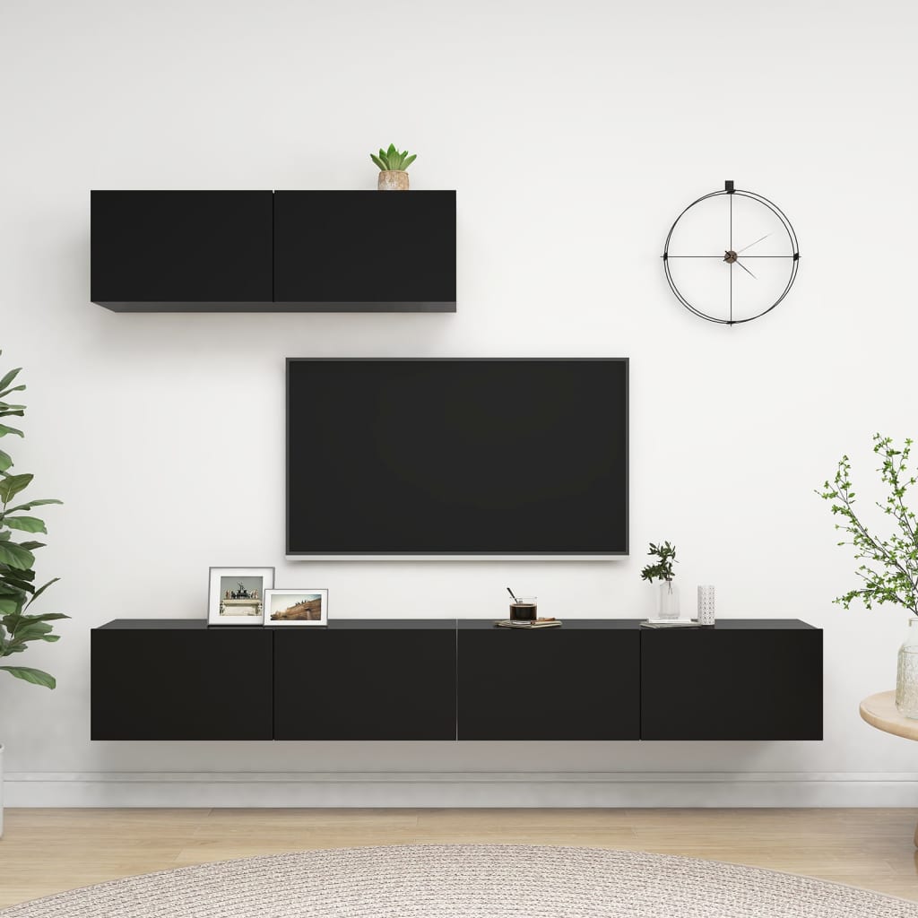 Tv-Schrankset 2 Pcs Holzwerkstoff