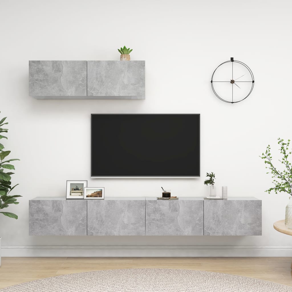 Tv-Schrankset 2 Pcs Holzwerkstoff
