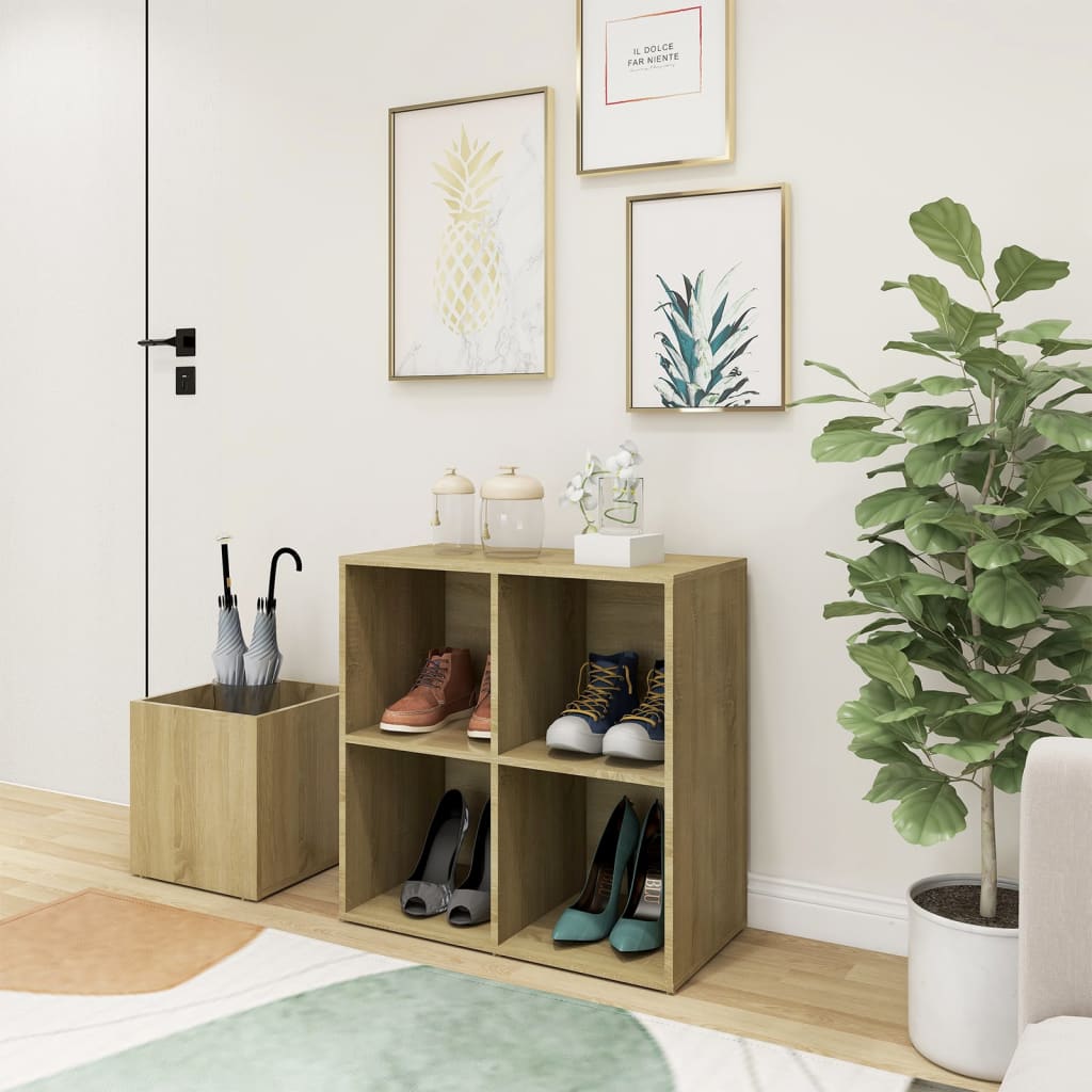 Flur-Schuhschrank 105X35,5X70 Cm Holzwerkstoff