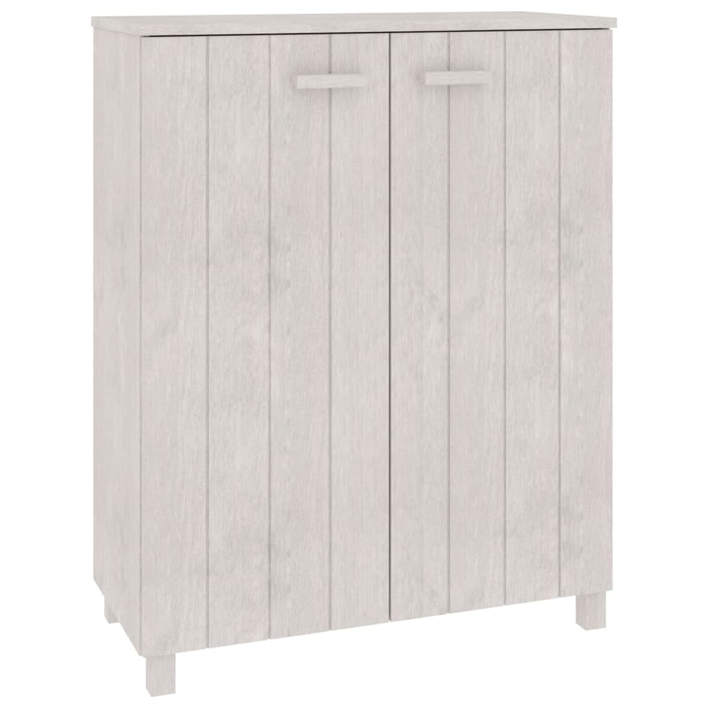 Schuhschrank Hamar 85X40X108 Cm Massivholz Kiefer