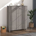 Schuhschrank Hamar 85X40X108 Cm Massivholz Kiefer