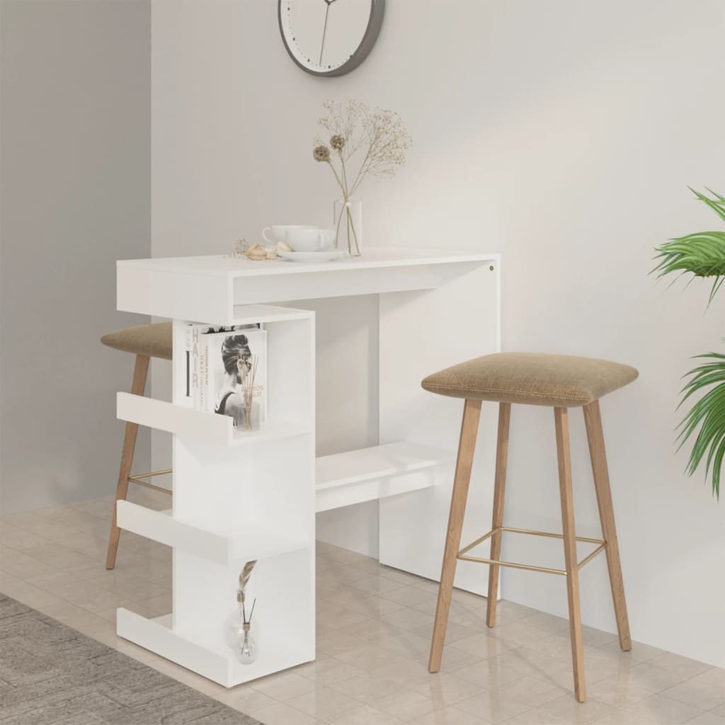 Bartisch Mit Regal -Optik 100X48X101,5 Cm