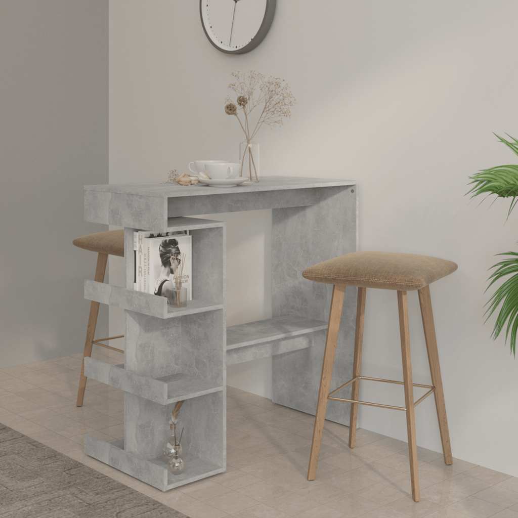 Bartisch Mit Regal -Optik 100X48X101,5 Cm