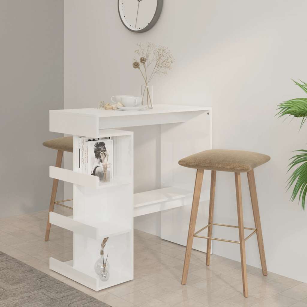 Bartisch Mit Regal -Optik 100X48X101,5 Cm