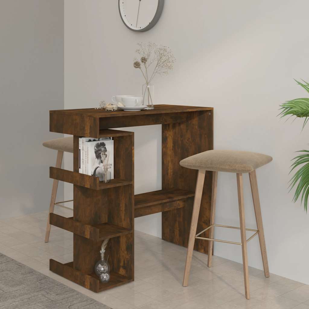 Bartisch Mit Regal -Optik 100X48X101,5 Cm