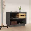 Schuhschrank 60X34X45 Cm Massivholz Kiefer