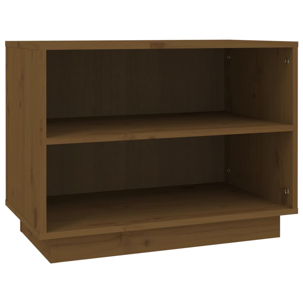 Schuhschrank 60X34X45 Cm Massivholz Kiefer
