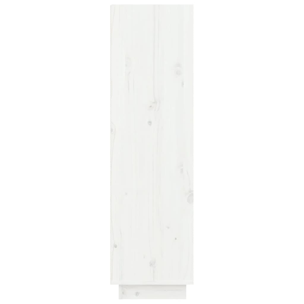 Schuhregal 60X34X105 Cm Massivholz Kiefer