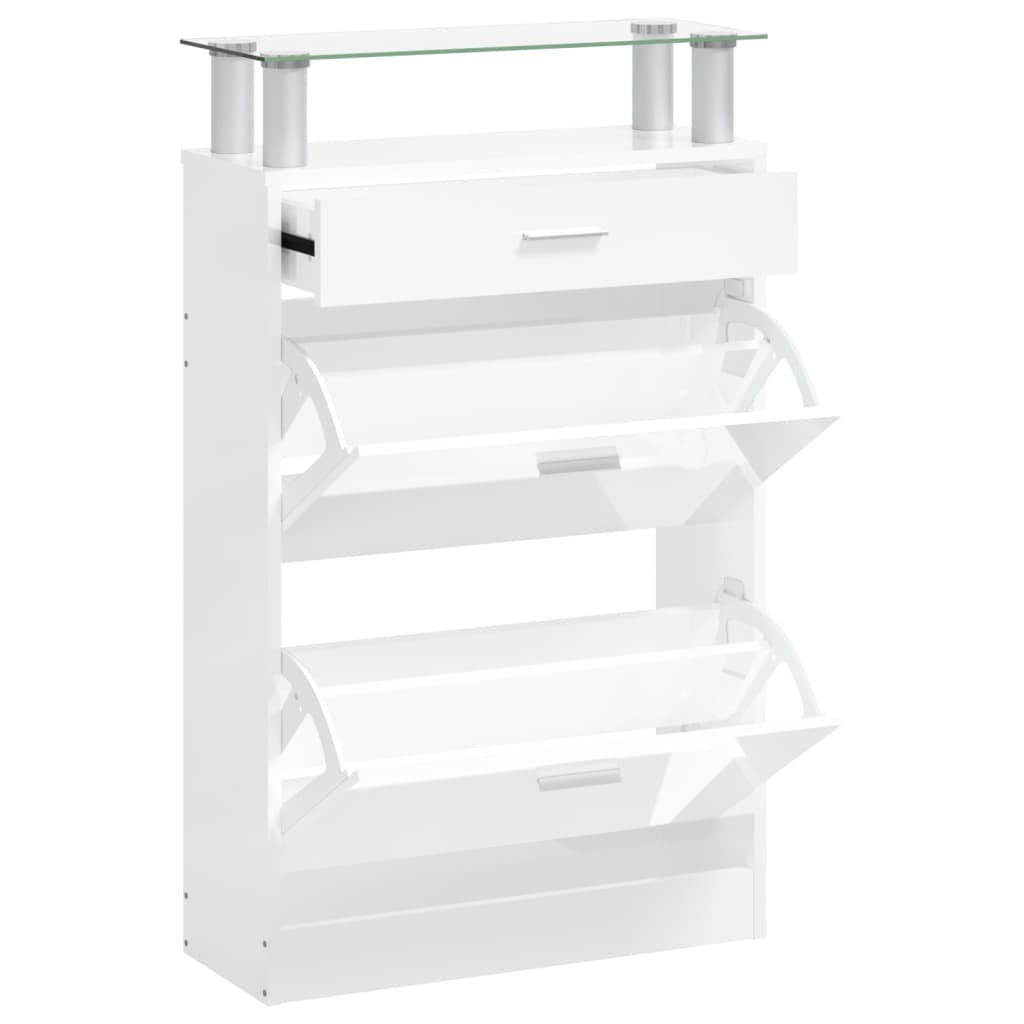 Schuhschrank 63X24X104 Cm Holzwerkstoff