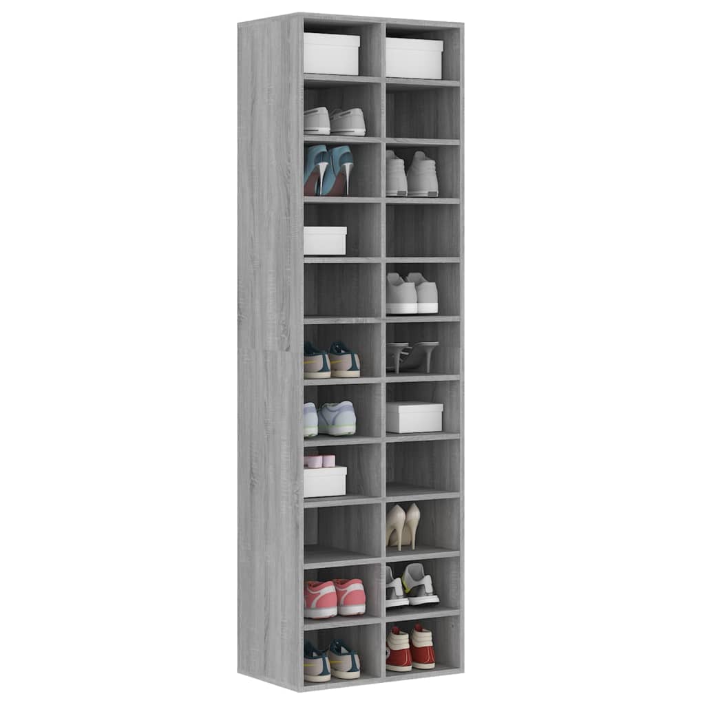 Schuhregal 54X34X183 Cm Holzwerkstoff