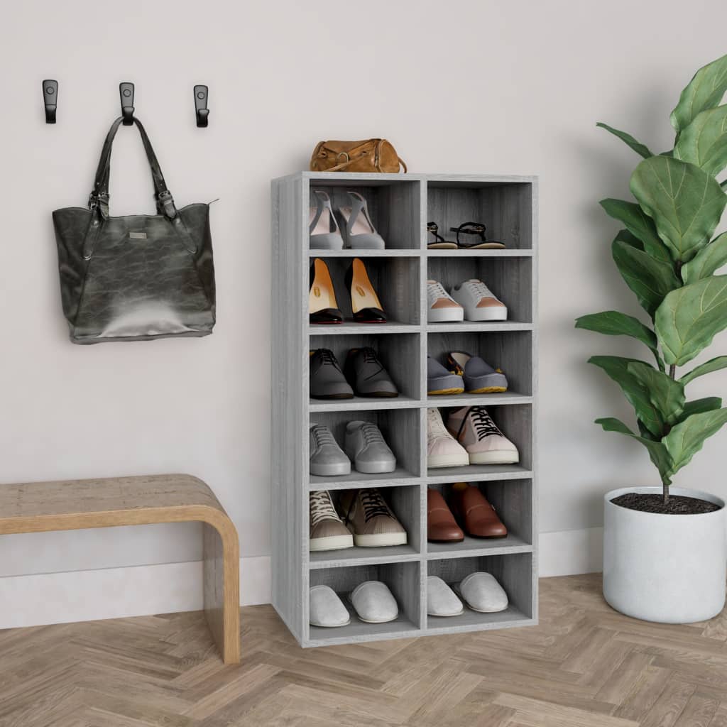 Schuhregal 54X34X100,5 Cm Holzwerkstoff