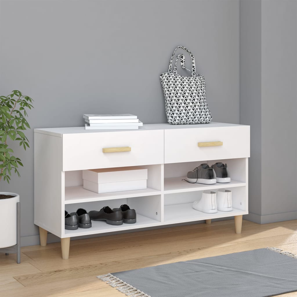 Schuhschrank 102X35X55 Cm Holzwerkstoff