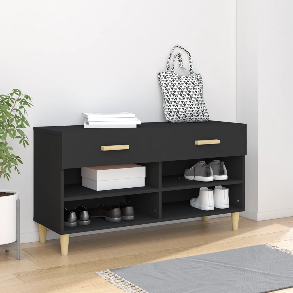 Schuhschrank 102X35X55 Cm Holzwerkstoff