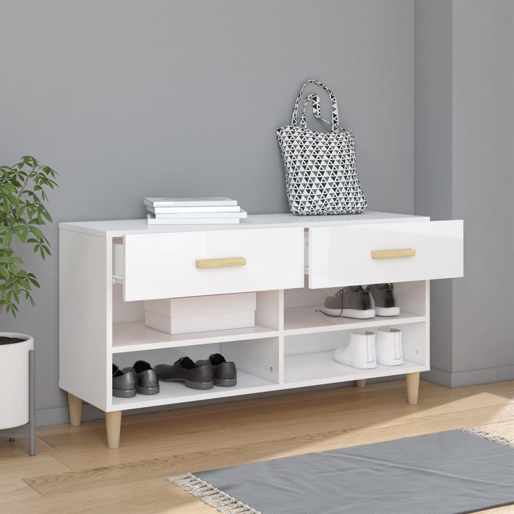Schuhschrank 102X35X55 Cm Holzwerkstoff
