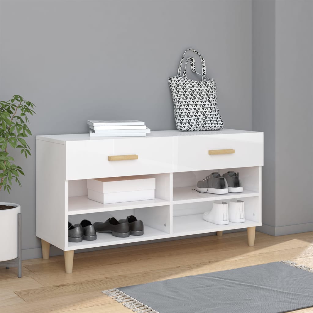 Schuhschrank 102X35X55 Cm Holzwerkstoff