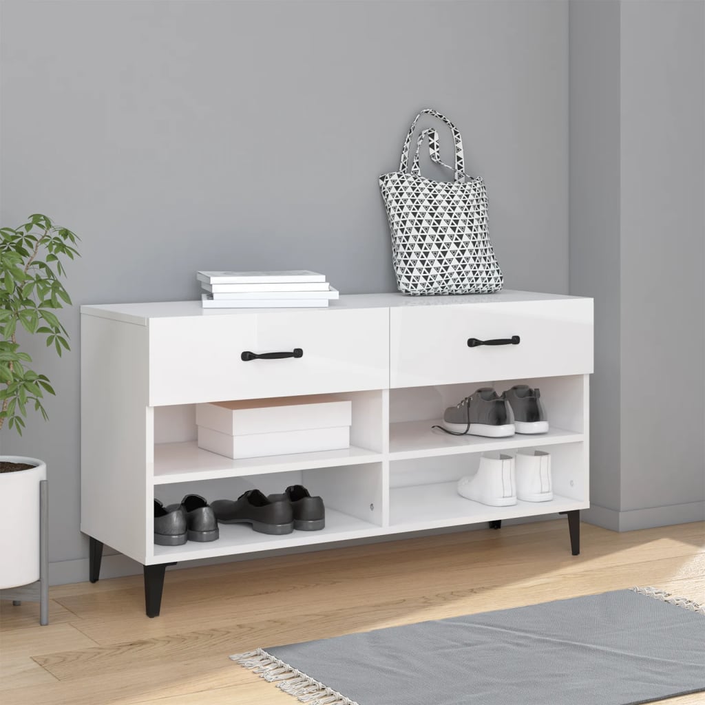 Schuhschrank Sonoma-Eiche 102X35X55 Cm Holzwerkstoff