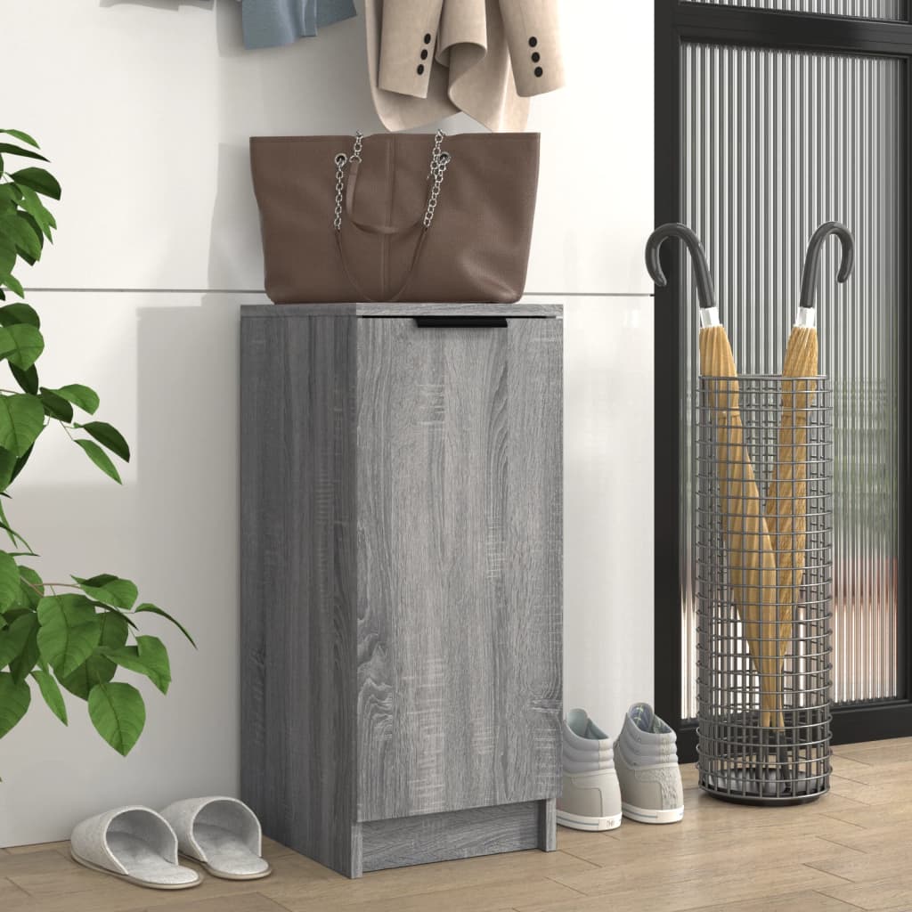 Schuhschrank Braun Eichen-Optik 30X35X70 Cm Holzwerkstoff