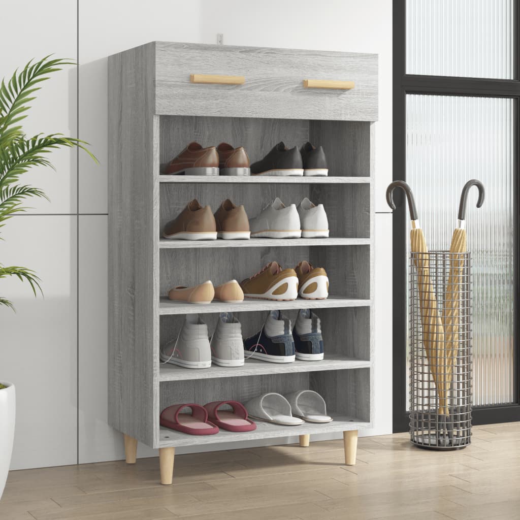 Schuhschrank 60X35X105 Cm Holzwerkstoff