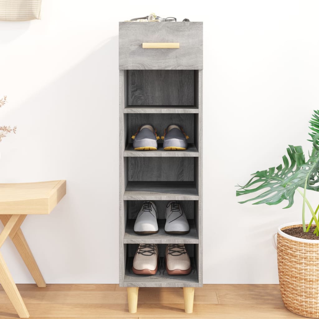 Schuhschrank 30X35X105 Cm Holzwerkstoff