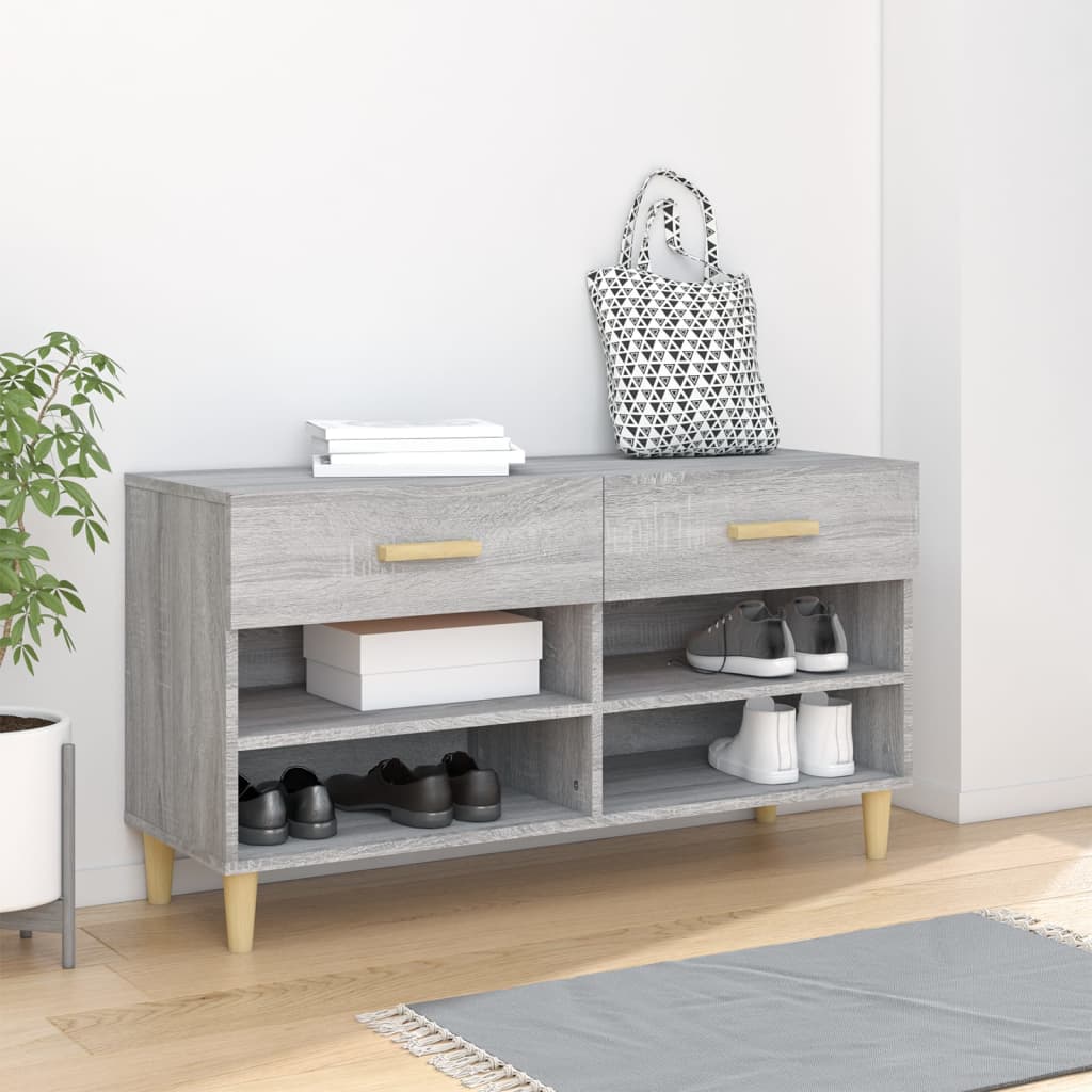 Schuhschrank 102X35X55 Cm Holzwerkstoff