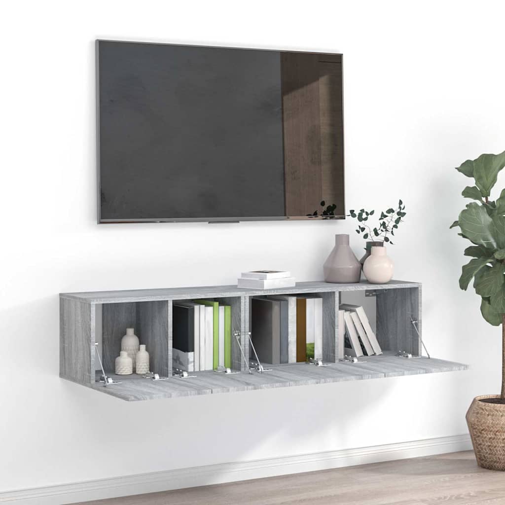 Tv-Schrankset 2 Pcs Holzwerkstoff