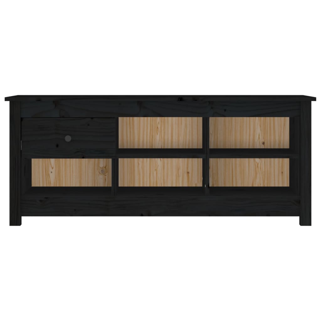 Schuhschrank 110X38X45,5 Cm Massivholz Kiefer