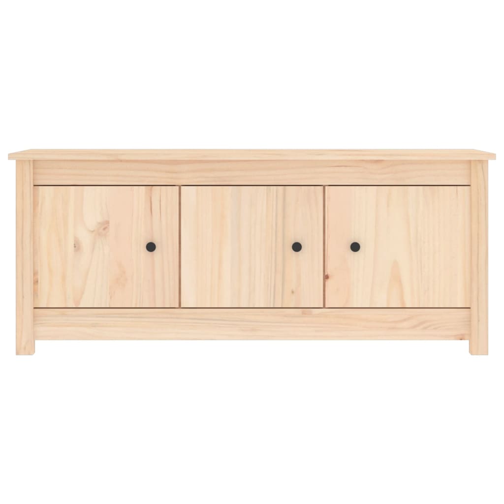 Schuhschrank 110X38X45,5 Cm Massivholz Kiefer