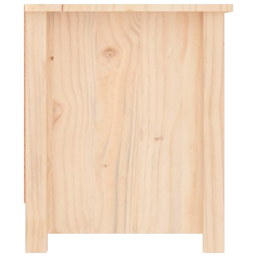 Schuhschrank 110X38X45,5 Cm Massivholz Kiefer