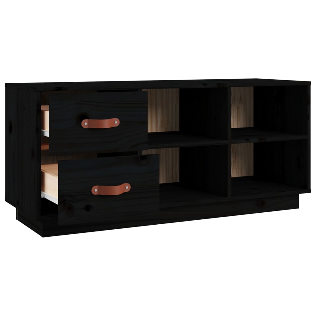 Schuhbank 100X34X45 Cm Massivholz Kiefer