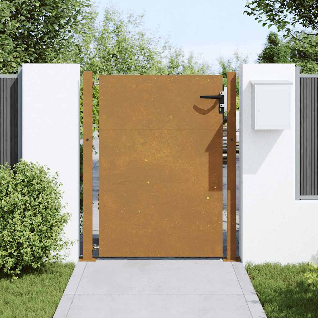 Gartentor 110 X 155 Cm Pulverbeschichteter Stahl