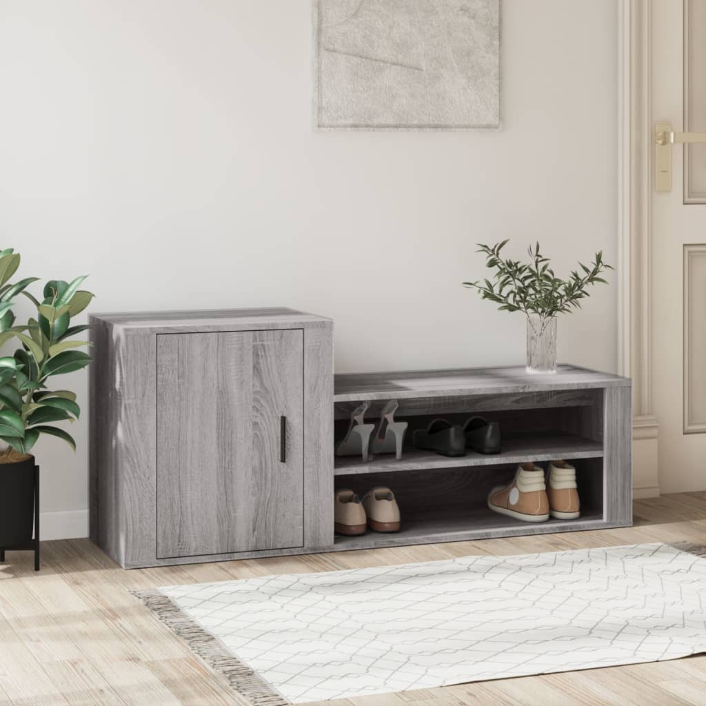 Schuhschrank 130X35X54 Cm Holzwerkstoff