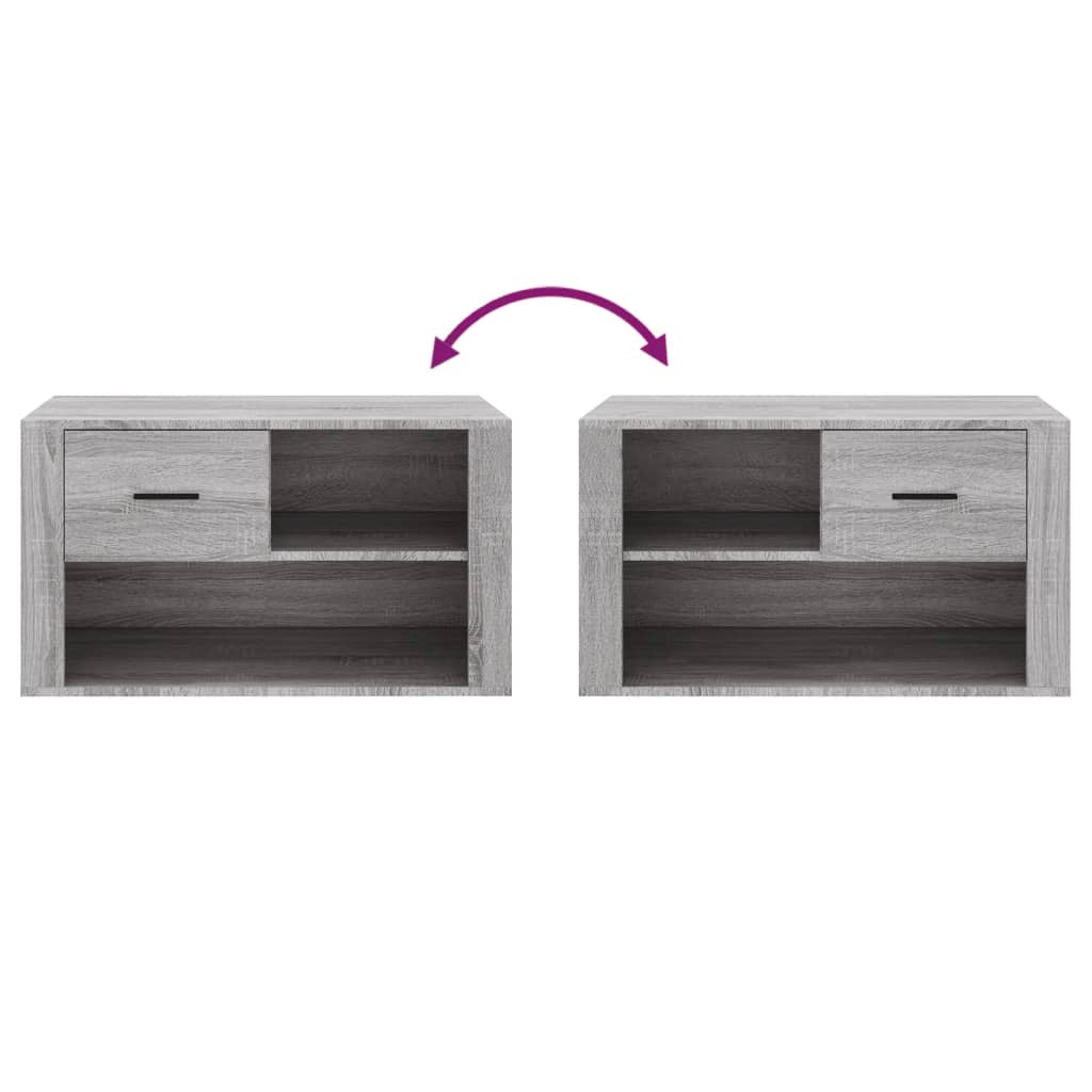 Schuhschrank 80X35X45 Cm Holzwerkstoff