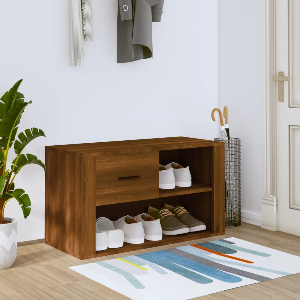 Schuhschrank 80X35X45 Cm Holzwerkstoff