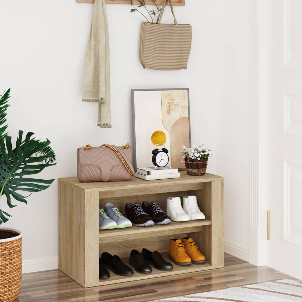 Schuhregal 75X35X45 Cm Holzwerkstoff