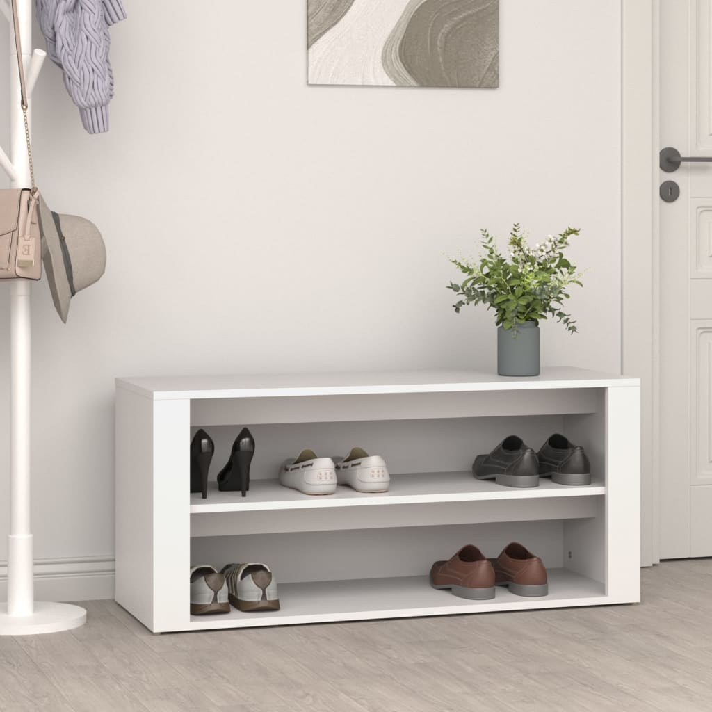 Schuhregal 100X35X45 Cm Holzwerkstoff