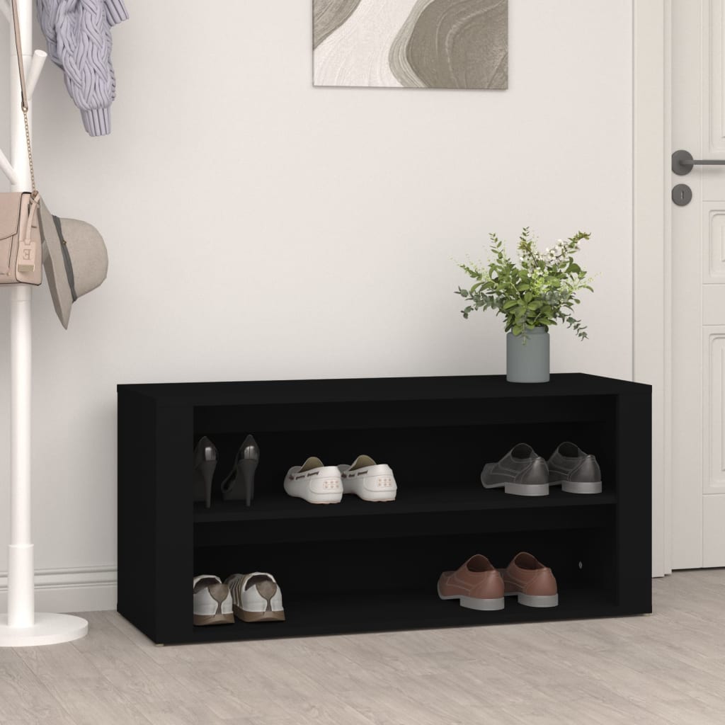 Schuhregal 100X35X45 Cm Holzwerkstoff